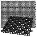 Produktbild: 20x Rasengitter Paddockplatte SCHWARZ 50x50 cm Reitplatzmatten Rasenmatten