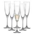 Produktbild: Sektglas Classico 6er-Set klassische Champagner Gläser mit Moussierpunkt spül...