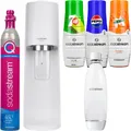 Produktbild: Sodastream Wassersprudler Terra Weiß 1L Flasche Sirup Quick Connect Set