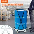 Produktbild: VEVOR Fassroller 55 Gallon 1250 lbs – Schwerlast Drum Dolly mit 5 Schwenkrädern