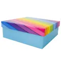 Produktbild: Out of the blue Hellblauer Geschenkkarton mit Regenbogen in verschiedenen Größen Karton Blau, Geschenkkartonagen:17.5 x 17.5 cm
