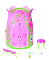 Produktbild: BABY born Storybook Cottage – aufklappbares Spielhaus inkl. Tisch, Kamin, Liege