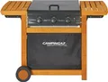Produktbild: Campingaz Adelaide 3 Woody DualGas Grill Wagen Liquified Petroleum Gas (LPG) + Methan Schwarz, Holz 14000 W