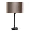 Produktbild: Qazqa Tischleuchte Parte shade, ohne Leuchtmittel, Warmweiß, QAZQA Tisch­leuchte, e27, Schwarz, Stahl, Modern