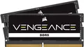 Produktbild: CORSAIR Vengeance SODIMM DDR5 RAM 64GB (2x32GB) 4800MHz CL40-40-40-77 1.10V Intel XMP 3.0 Desktop-Arbeitsspeicher – Schwarz (CMSX64GX5M2A4800C40)