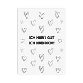 Produktbild: Postkarte ICH HAB'S GUT froh Geschenk Freundin Karte Freundschaft