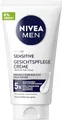 Produktbild: NIVEA MEN Sensitive Gesichtspflege Creme, 24h Feuchtigkeitscreme für empfindliche Männerhaut, beruhigende Gesichtscreme zur Linderung von Hautirritationen (75 ml)