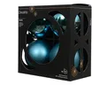 Produktbild: Kaemingk Weihnachtskugeln Glas 10cm 4 Stück - matt & glänzend - Große Christbaumkugeln Weihnachtsbaumkugeln für Weihnachten - Christbaumschmuck & Weihnachtsbaumschmuck - Folkloreblau