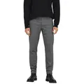 Produktbild: ONLY & SONS Chinohose ONSMARK SLIM CHECK 9887 mit Stretch grau 31W / 32L