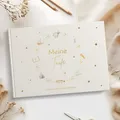 Produktbild: MeinBaby123® Taufbuch Meine Taufe | Taufbuch | Geschenk zur Taufe | Taufgeschenke Jungen & für Mädchen | Erinnerungsbuch Taufe | Taufe Deko - vergoldetes Cover