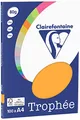Produktbild: Clairefontaine 4108C - Ries Druckerpapier / Kopierpapier Clairalfa PPP, DIN A4, 80g, 100 Blatt, Mandarine, 1 Ries