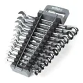 Produktbild: Wiha Ringratschen-Gabelschlüssel Set 12-tlg. umschaltbar inkl. Halter I Ring Ratschenschlüssel Set 8-19 mm I Maulschlüssel Satz mit Ringratsche, 44661