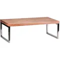 Produktbild: WOHNLING Couchtisch rechteckig Massivholz akazie 120,0 x 60,0 x 40,0 cm, 1 St.