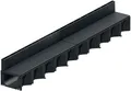 Produktbild: ACO Hexaline 2.0 KU-Rinne schwarz 1 m mit Schlitzaufsatz