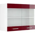Produktbild: Vicco - Küchenglasschrank R-line, Bordeaux Hochglanz, 80 Cm