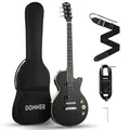 Produktbild: Donner DLP-124 Elektrische Gitarre E-Gitarre Humbucker HH Pickup Schwarz