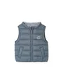 Produktbild: Vertbaudet Wendbare Baby Steppweste mit Reißverschluss und Recycling-Polyester graublau 74