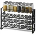 Produktbild: VEVOR abnehmbares Gewürzregal 4-stöckiger Gewürzhalter Organizer, stapelbarer Gewürzständer (401 x 116 x 271 mm), Küchenaufbewahrung für Arbeit