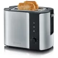 Produktbild: Toaster 2 schlitze 800w edelstahl/schwarz - Severin - 2589