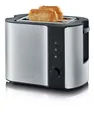 Produktbild: Severin AT2589 Toaster 800 W 2 Scheibe(n)  Schwarz, Edelstahl