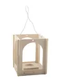 Produktbild: Pebaro 849 - Holzbausatz Laterne zum Selbermachen, ohne Kleben mit Teelichhalterung, Basteln mit Holz, Geschenkidee