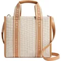 Produktbild: Ted Baker Handtasche Umhängetasche Harllee Striped Canvas Webbing Crossbody Bag Camel beige - Beige