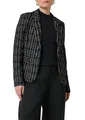Produktbild: Comma Karierte Blazer aus Bouclé-Jersey