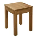 Produktbild: Krok Wood Hocker Tomas aus Massivholz 35x35x45 cm (Eiche, 1x ohne Eingriff)