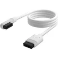 Produktbild: Corsair iCUE LINK Cable 600mm with Straight/Slim 90° connectors, White (CL-9011130-WW)