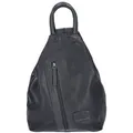 Produktbild: The Skandinavian Brand Damen Leder Rucksack  Black