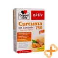 Produktbild: DOPPELHERZ Aktiv Kurkuma 750 30 Kapseln Vitamin D3 Für Muskel Gesundheit Immune