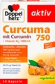 Produktbild: Doppelherz Curcuma 750 Kapseln 30 St. - Nahrungsergänzungsmittel mit 26,7 g Curc