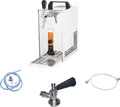 Produktbild: Komplett Set - Zapfanlage, Bierzapfanlage PYGMY 25/K mit Membranpumpe, 1-leitig Trockenkühlgerät aus Edelstahl, 35 Liter/h, Green Line, Korb