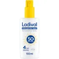 Produktbild: Ladival Allergische Haut Sonnenschutz-Spray LSF 50+: Sonnencreme für den Körper bei Sonnenallergie und Mallorca-Akne, wasserfest, mit 4-fach Zellschutz, 150ml