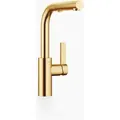 Produktbild: Dornbracht ELIO Einhebelmischer mit Pull-out-Brause, Ausladung 219mm, 33871790-28, Farbe: Messing gebürstet