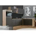 Produktbild: Flex-Well Exclusiv Winkelküche Morena 280x170 cm Basaltgrau Matt-San Remo Eiche