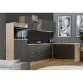 Produktbild: Flex-Well Exclusiv Winkelküche Morena 280x170 cm Basaltgrau Matt-San Remo Eiche