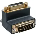 Produktbild: INLINE DVI-I Adapter, 90° gewinkelt, 24+5 St/Bu, digital+analog