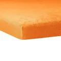 Produktbild: Traumschlaf Flausch Biber Topper Spannbettlaken 180x200 cm - 200x200 cm | orange - orange