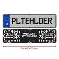 Produktbild: PLATEHOLDER® V2 - rahmenlose universal Kennzeichenhalter Nummernschildhalter