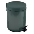 Produktbild: Spirella - Treteimer aus Stahl SYDNEY - Modernes Design, Einfache Öffnung, Herausnehmbarer Inneneimer - Badezimmer- oder Küchenzubehör - Dunkelgrün - 3L