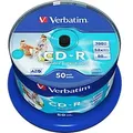 Produktbild: Verbatim CD-Rohlinge AZO Spindel Bedruckbar 700 MB 50 Stück