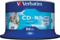 Produktbild: Verbatim CD-R printable (Tinte), bis 52fach, 700 MB/80 min, 50er-Spindel 65859