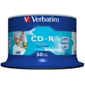Produktbild: Verbatim CD-R AZO Wide Inkjet Printable no ID 700 MB 52x 50 Stück(e)