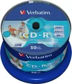Produktbild: Verbatim CD-R 700 MB, CD Rohlinge 52fach DataLifePlus 50 Stück, Spindel