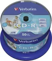 Produktbild: Verbatim CD-R AZO Wide Inkjet Printable 700 MB 50er Pack Spindel CD Rohlinge