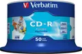 Produktbild: Verbatim CD-R 80min/700MB/52x 43438 (VE50) Blu-ray-Rohlinge CD-R