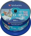 Produktbild: 100 Verbatim CD-R 700Mb 80Min 52x Bedruckbar No-ID printable Rohlinge Spindel