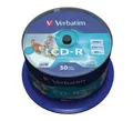 Produktbild: 100 Verbatim Rohlinge CD-R full printable 80Min 700MB 52x Spindel