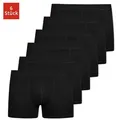 Produktbild: SNOCKS Boxershorts Enge Pants Herren Unterhose ohne Logo (6-St., 6 Stück) aus Bio-Baumwolle, ohne kratzenden Zettel schwarz 4XL